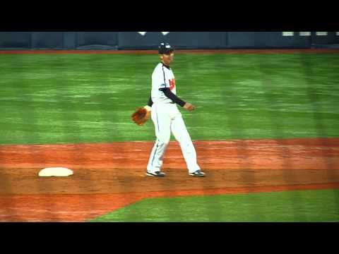 大阪近鉄ユニの内野シートノックなど　2013.06.15 Bu-Ys