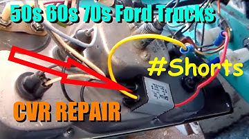 1959 Ford F100 Truck Dead Gas/Temp Gauges? Instrument Cluster CVR REPAIR #1minutefix
