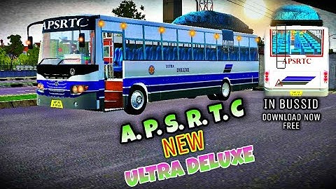 APSRTC NEW ULTRA DELUXE BUS MOD /IN BUSSID DOWNLOAD NOW