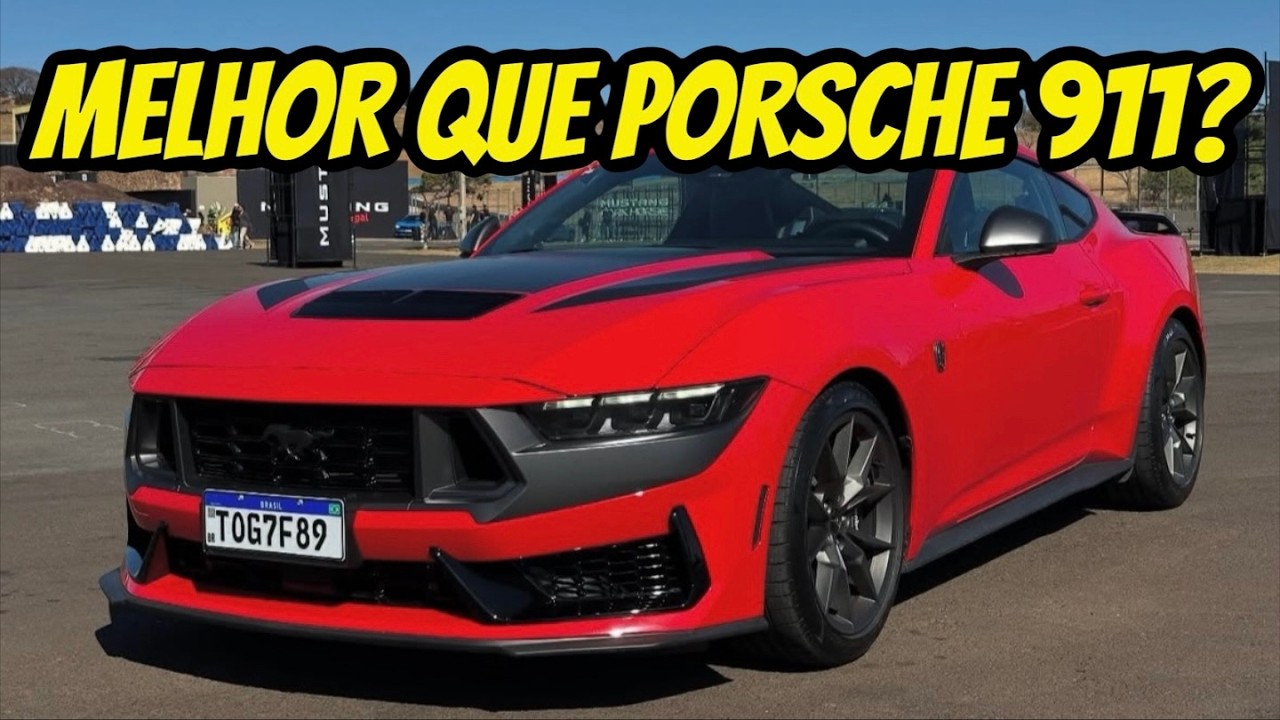 NOVO Ford Mustang - V8 com MAIS DE 500 CAVALOS e MAIS RÁPIDO que Porsche 911