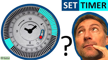 Hoe de timer in te stellen op de Combiketel