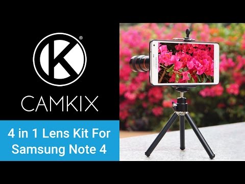 CamKix Smart Phone 4-in-1 Lens Kit for Samsung Galaxy Note 4 – User Guide