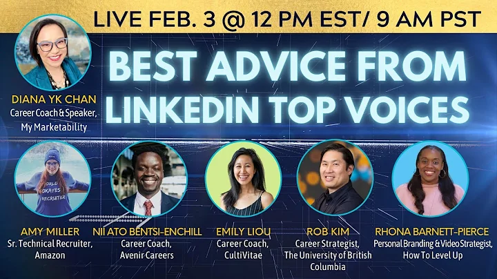 LIVE: Best Advice from LinkedIn Top Voices in Job Search & Careers for 2022