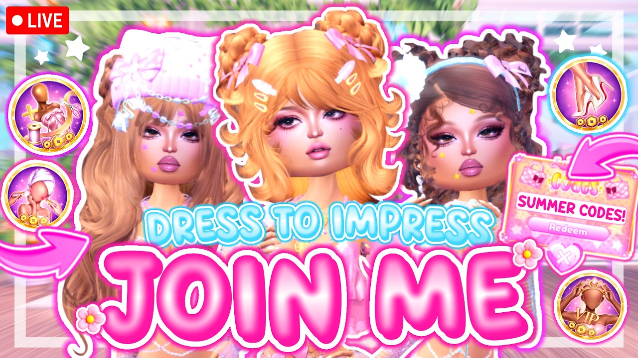 🔴LIVE!! 드레스 투 임프레스(Dress To Impress) 신규 업데이트 플레이 + 나눔 이벤트!!
