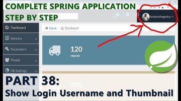 38 -  Display Login Username and Image Thumbnail