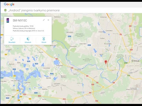 Kaip rasti savo telefoną Google paskyros pagalba