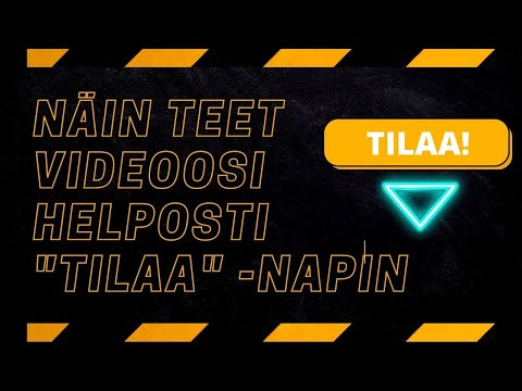 Mitä tarkoittaa Youtube-kanavan tilaaminen ja kuinka tehdään helposti animoitu "Tilaa" -nappi?