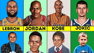 Famous NBA Players When They Were Kids