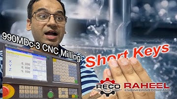 Learn Short Keys CNC Milling Controller 990MDc-3