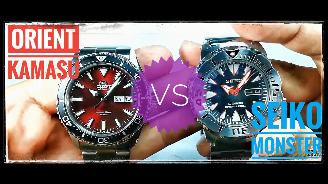 Orient Kamasu vs Seiko Monster: Which one's better? #orient #seiko - YouTube