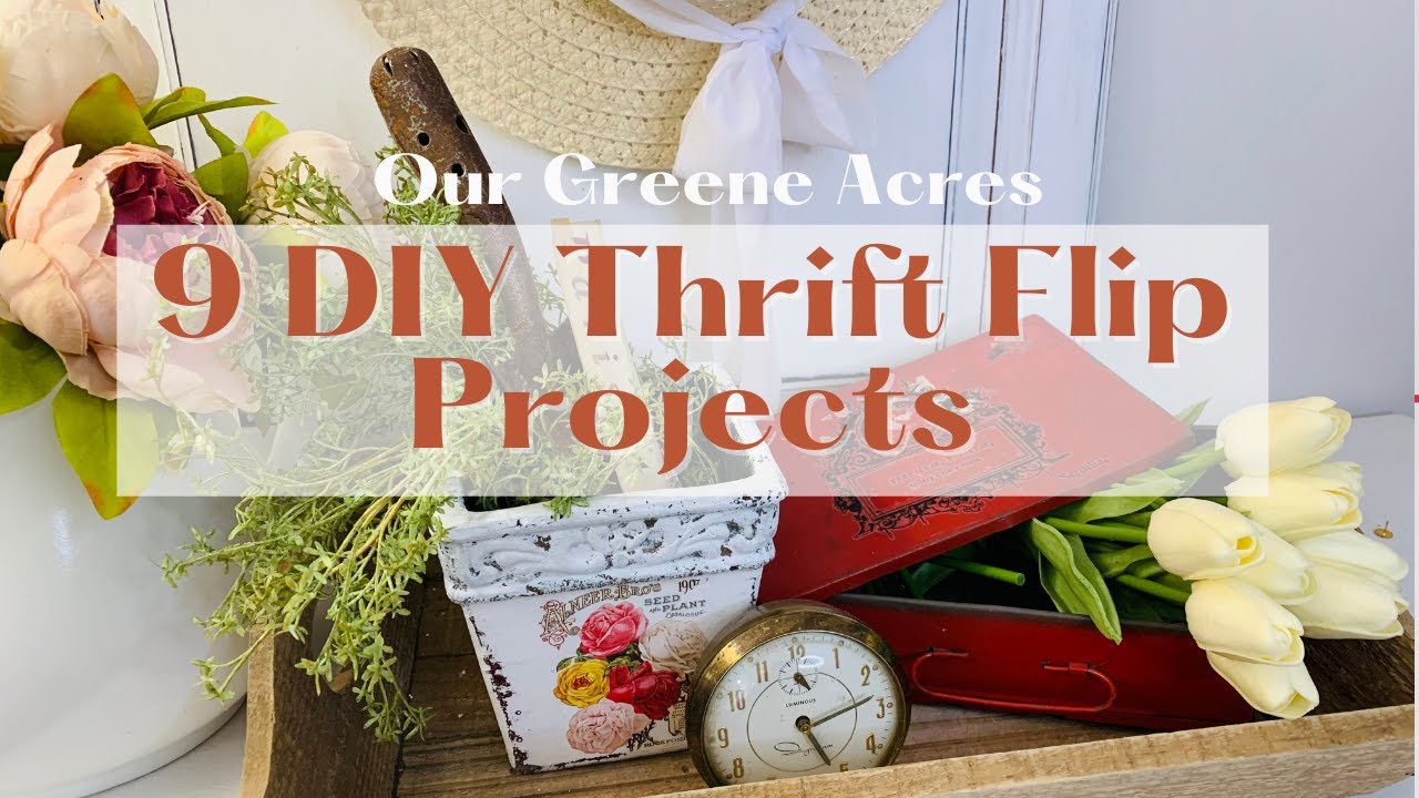 9 THRIFT FLIPS & TRASH TO TREASURE DIY PROJECTS! DIY HOME DECOR - YouTube