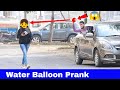 Throwing water balloons from car  part 2  prakash peswani prank 