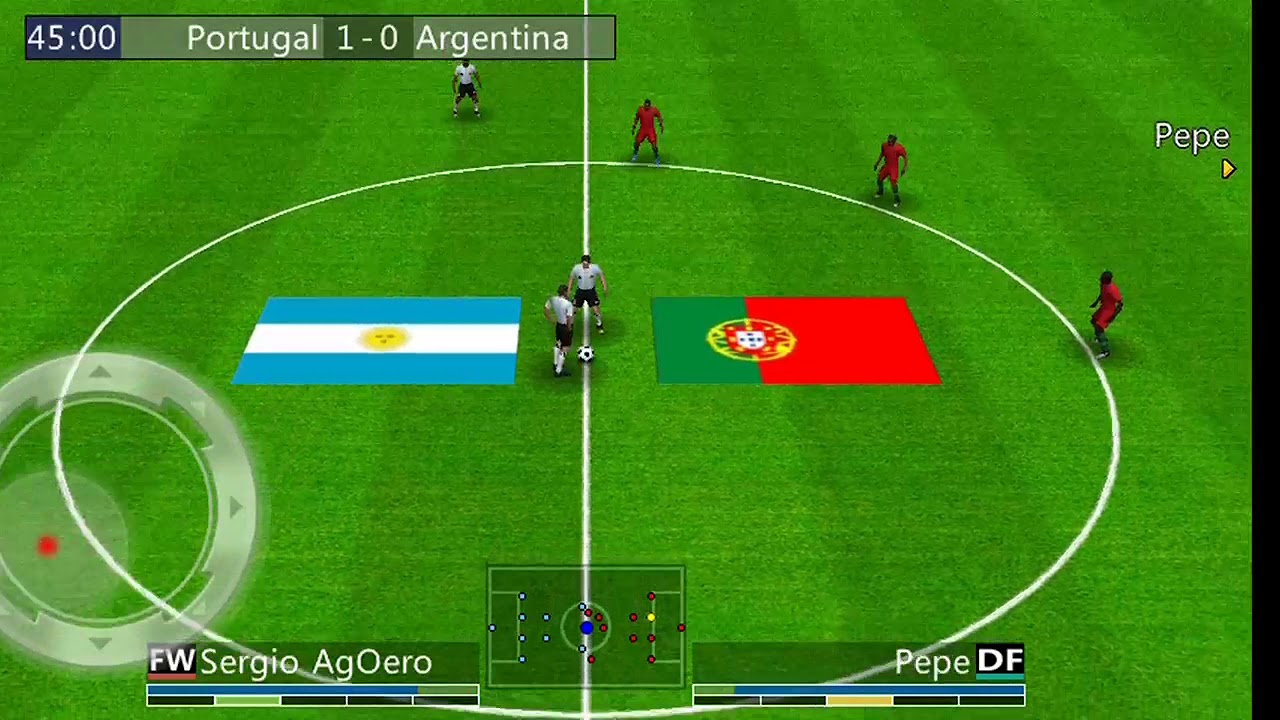 Portugal VS Argentina футбол - YouTube