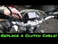 How to REPLACE a CLUTCH Cable on a DIRT BIKE