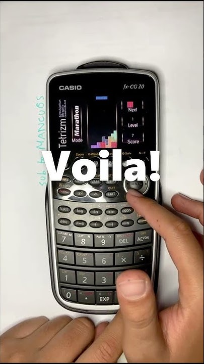 How to play TETRIS on a Casio Graphing Calculator! - YouTube