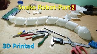 How to make a Sanke Robot 3D printed (circuit design) -  Part 2