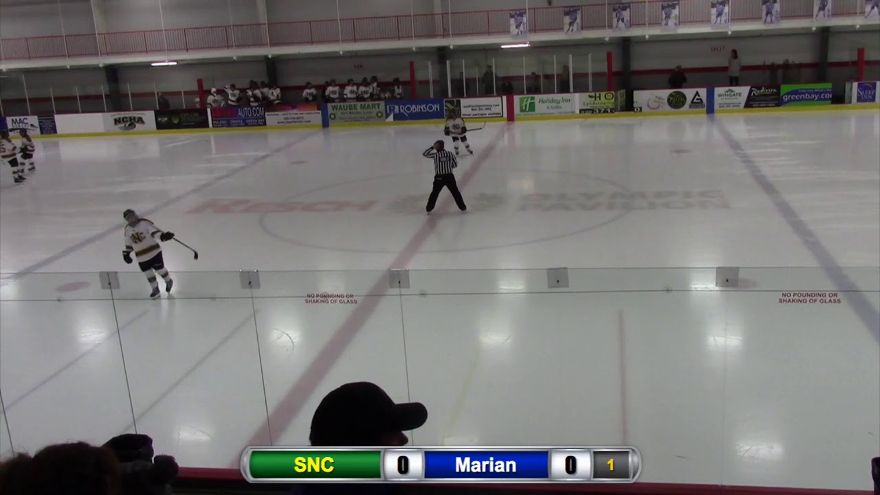 St. Norbert College Women's Hockey vs. Marian Univ. 1/31/20 YouTube