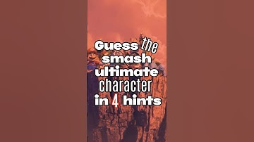 Guess The Smash Ultimate Character In 4 Hints Part 49 #gaming #ssbu #nintendo