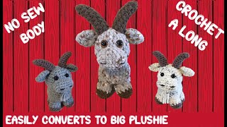 CROCHET GOAT SAME PATTERN CAN BE MADE WITH PLUSH YARN