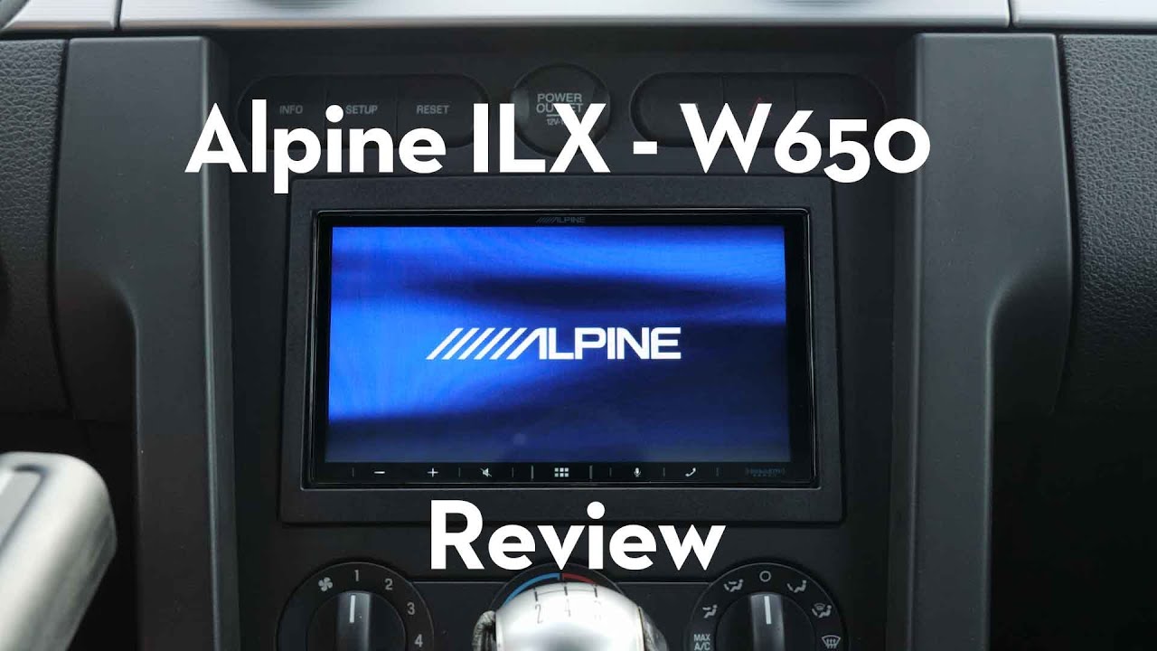 Alpine ILX-W650 Radio Review - YouTube