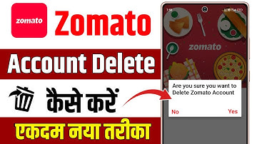 Zomato Account Delete Kaise Kare ! Zomato Ki Id Kaise Delete Karen ! How To Delete Zomato  Account