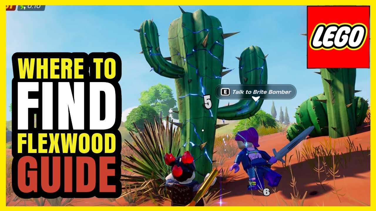 Where To Find FLEXWOOD In LEGO Fortnite Guide YouTube