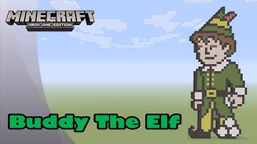 Minecraft: Pixel Art Tutorial and Showcase: Buddy The Elf