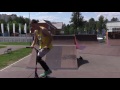 трюки на самокате в скейтпарке г.Щелково - calling the shots  20160624