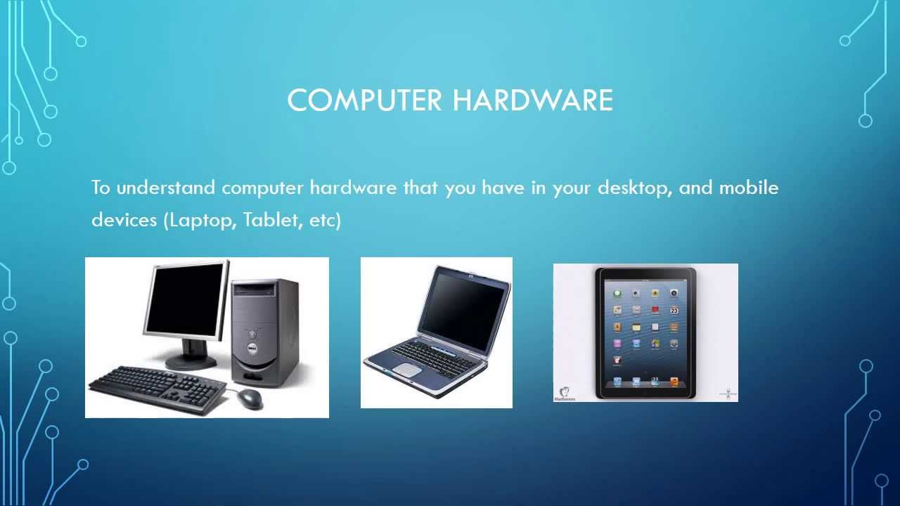 Welcome to the Computer Hardware (CIS 130) Online Course - YouTube