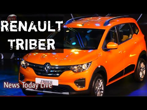 new-renault-triber-|-india-debut-|-7-seater-compact-mpv-car-launch-|-news-today-live