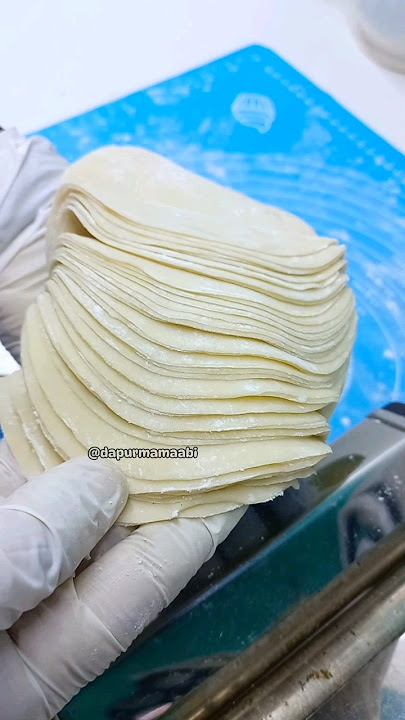 CUMA TEPUNG, AIR DAN GARAM‼️ JADI KULIT DIMSUM YANG TIPIS DAN LENTUR‼️