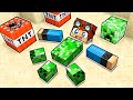 Stealing CREEPER Parts to UPGRADE in Minecraft!