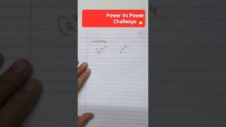 Fastest Way to Compare Powers in Maths 🔥#exponents rule#education #youtubeshorts #reels #maths