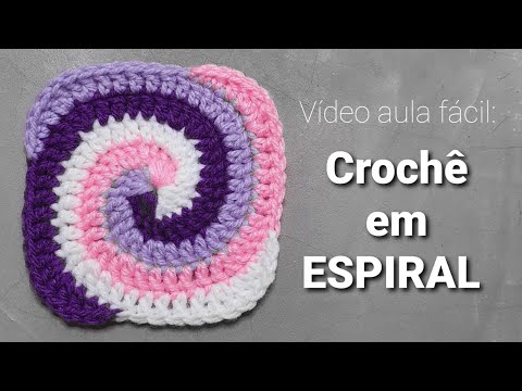 Vídeo: Como Fazer Uma Espiral De Crochê