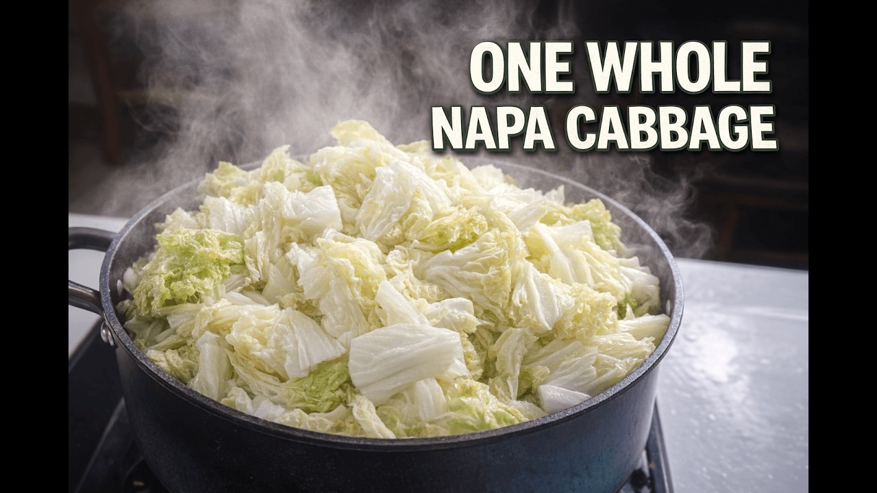 Using One Whole Napa Cabbage | Simple Japanese Dinner for 5