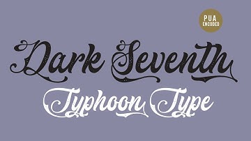 How to get Alternate Glyphs and Ligatures on Dark Seventh font with Illustrator (PUA encoded)