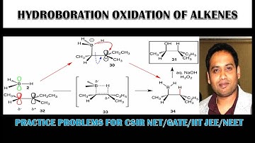 5. REACTIONS OF ALKENES (HYDROBORATION OXIDATION) FOR CSIR NET/GATE/JEE