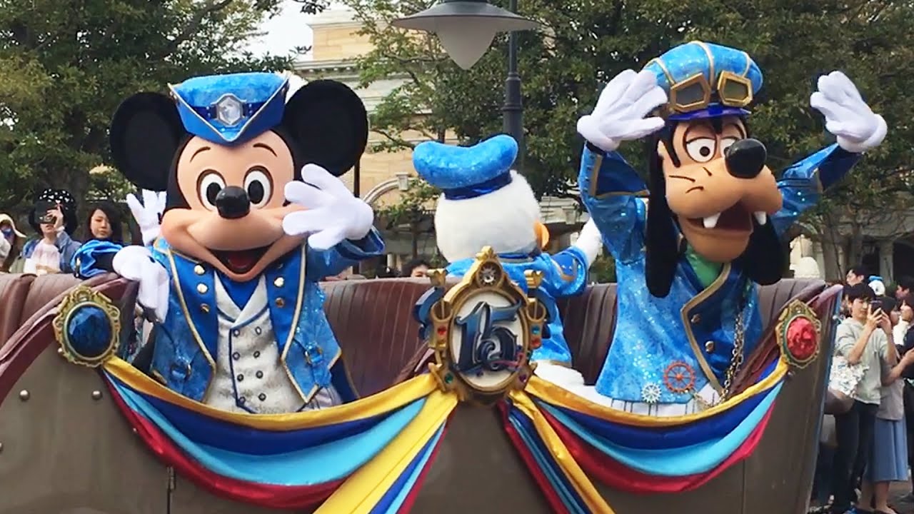 シー15周年／グリーティングドライブでミッキーハプニング、ヴィークル