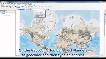How-to add a geocoder in ArcGIS Desktop (geocoding & reverse geocoding)