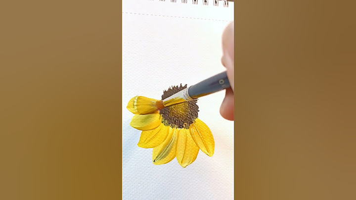 how to paint sunflower easy technique one stroke painting