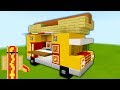 Minecraft Tutorial: How To Make A Hot Dog Food Truck "2020 City Tutorial"