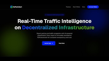 DeParkAlert: Decentralized Traffic Intelligence on TON Blockchain | Indonesian DePIN Hackathon 2025