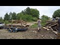 Loading wood for Fractal Fest!