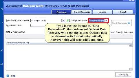DataNumen Outlook Drive Recovery Video Tutorial(Full Version)