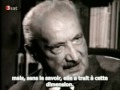 Capture de la vidéo Heidegger: La Scienza Non Pensa (Die Wissenschaft Denkt Nicht)