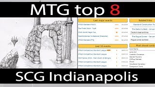 SCG Indianapolis standard, top 8 decks overview // MTG arena