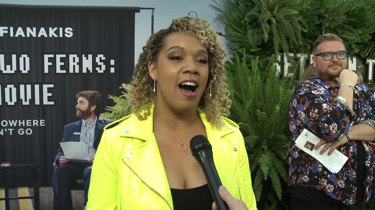 hulu spotify Between Two Ferns Movie Jiavani Linayao talks about Zach Galifianakis