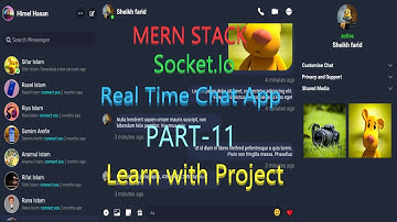 Real Time Chat App Node Js React Js Express Js MongoDB Socket.Io MERN User Login Frontend #11