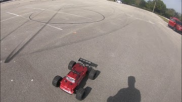 Arrma Kraton 8s stock speed run 23t pinion