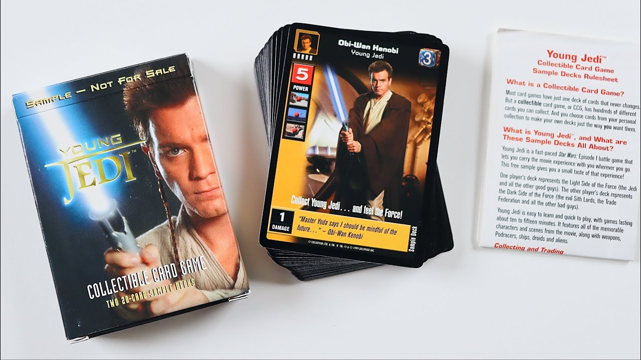 Star Wars Episode I Young Jedi CCG: Sample Starter Deck + Rules